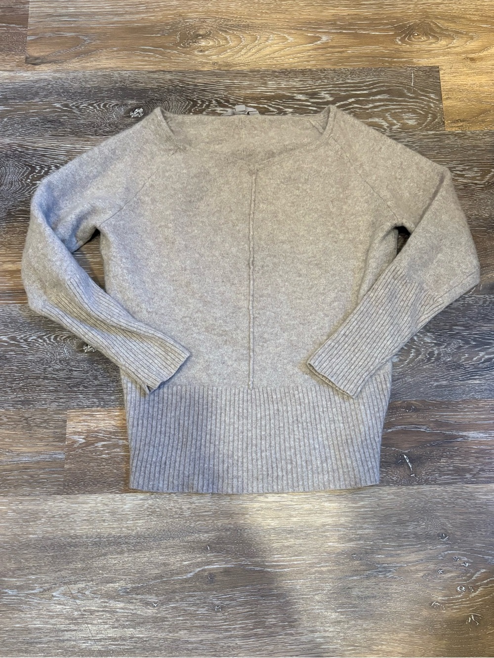 Athleta Heathered Gray Crewneck Sweater